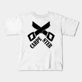 Carpenter carpenter carpenters craftsman saws Kids T-Shirt